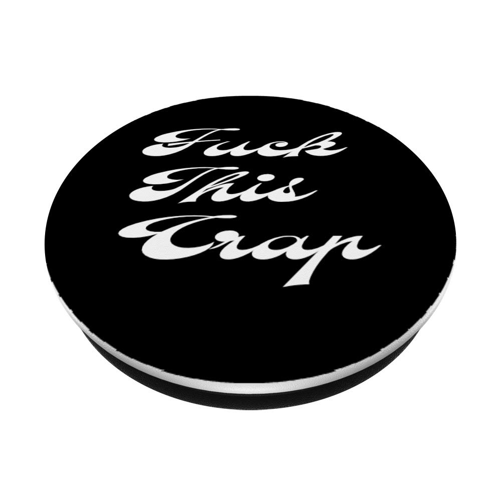 Funny PopSockets Grip and Stand for Phones and Tablets - Swear Word Design for Humor and Convenience, Perfect for Daily Use, Travel, and Work