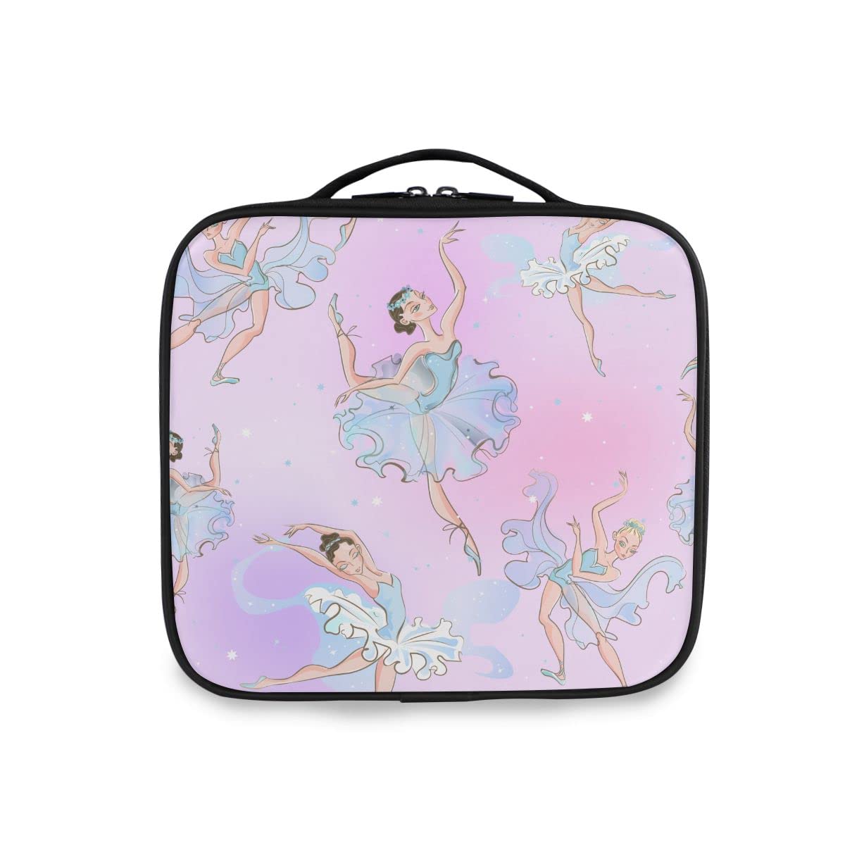 GAIREG Magic Seal Fantasy Symbols Travel Makeup Bag - Waterproof Train Case & Portable Cosmetic Organizer for Ballerinas & Princesses | Perfect for Travel, Dance Recitals & Gift Giving