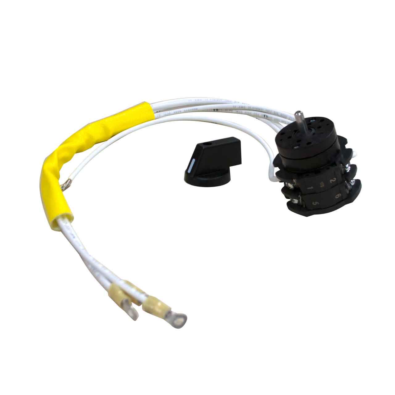 Miller Black 1-Way Flush Mount Mechanical Switch with Push Button Actuator & Wire Leads - Perfect for Industrial Control Panels, Automation Systems & DIY Electronics Projects