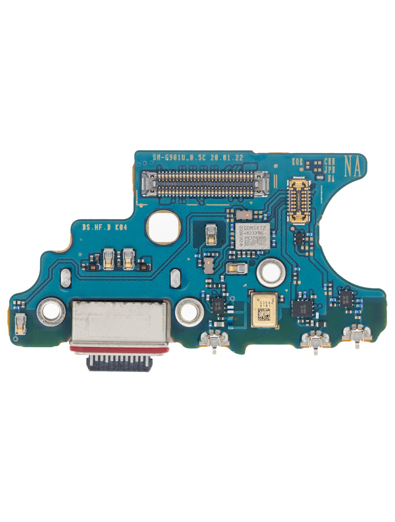 Samsung Galaxy S20 5G Charging Port Replacement Board - US Version | Fast Charging Dock Connector Flex Cable | DIY Repair Kit for Charging Issues & Data Transfer Problems