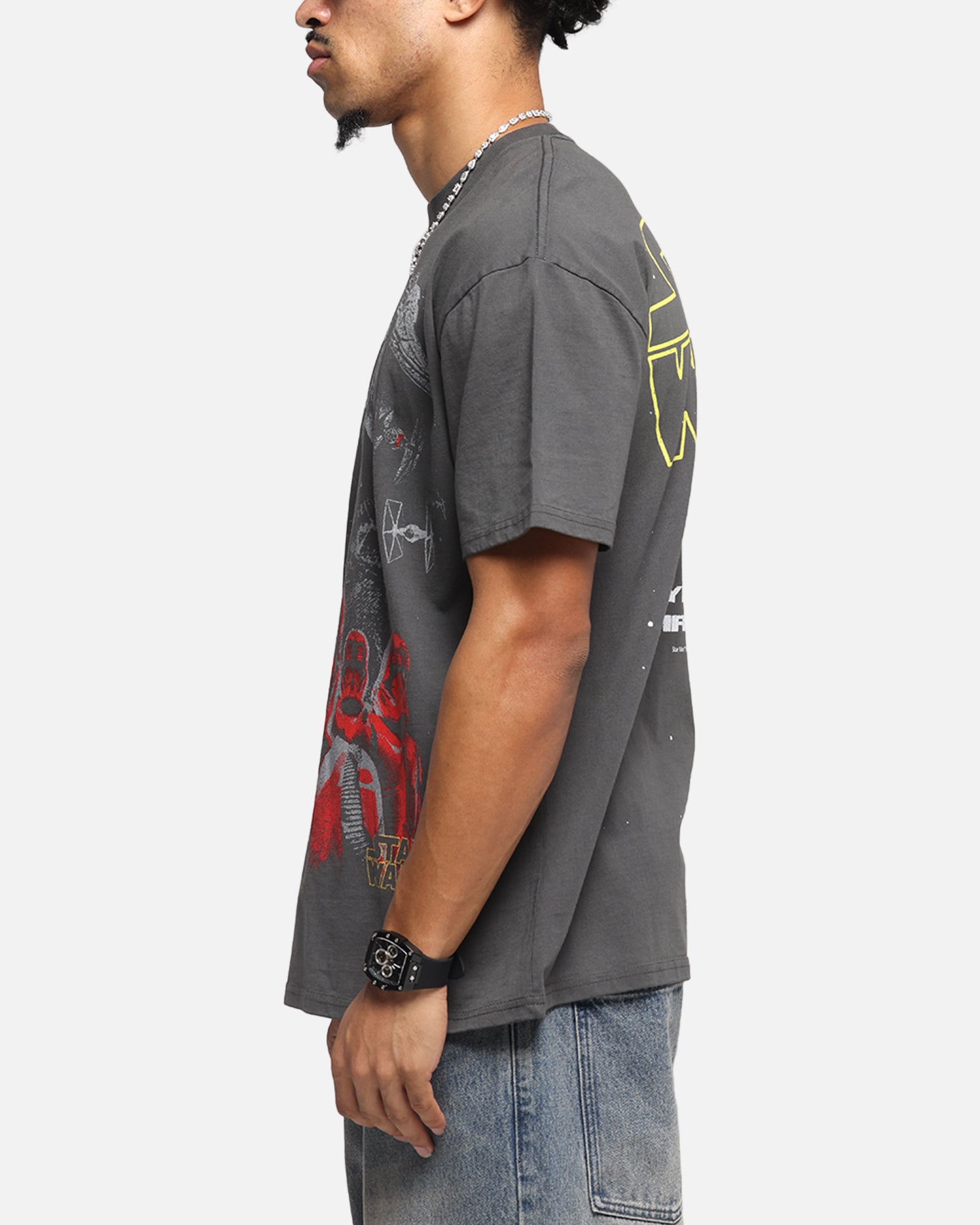 73 Studio Star Wars Order 66 Vintage T-Shirt - Black Wash | Officially Licensed Graphic Tee for Men & Women | Perfect for Cosplay, Conventions & Star Wars Fans