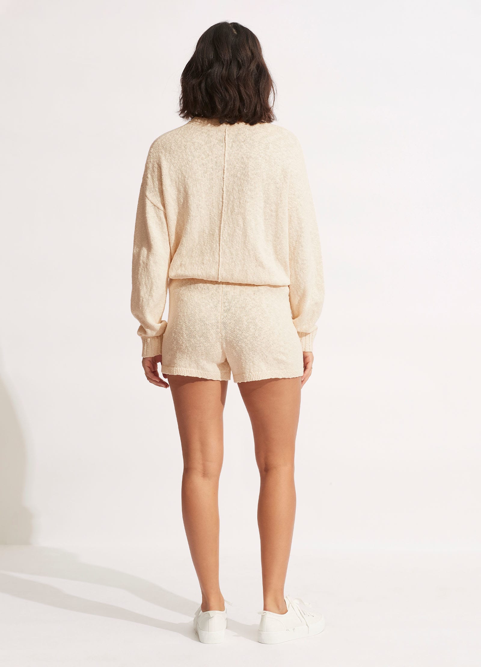 Boucle Sweater in Sand Color - Soft & Cozy Knit Pullover for Women | Perfect for Fall & Winter Outfits, Office Wear & Casual Chic Looks