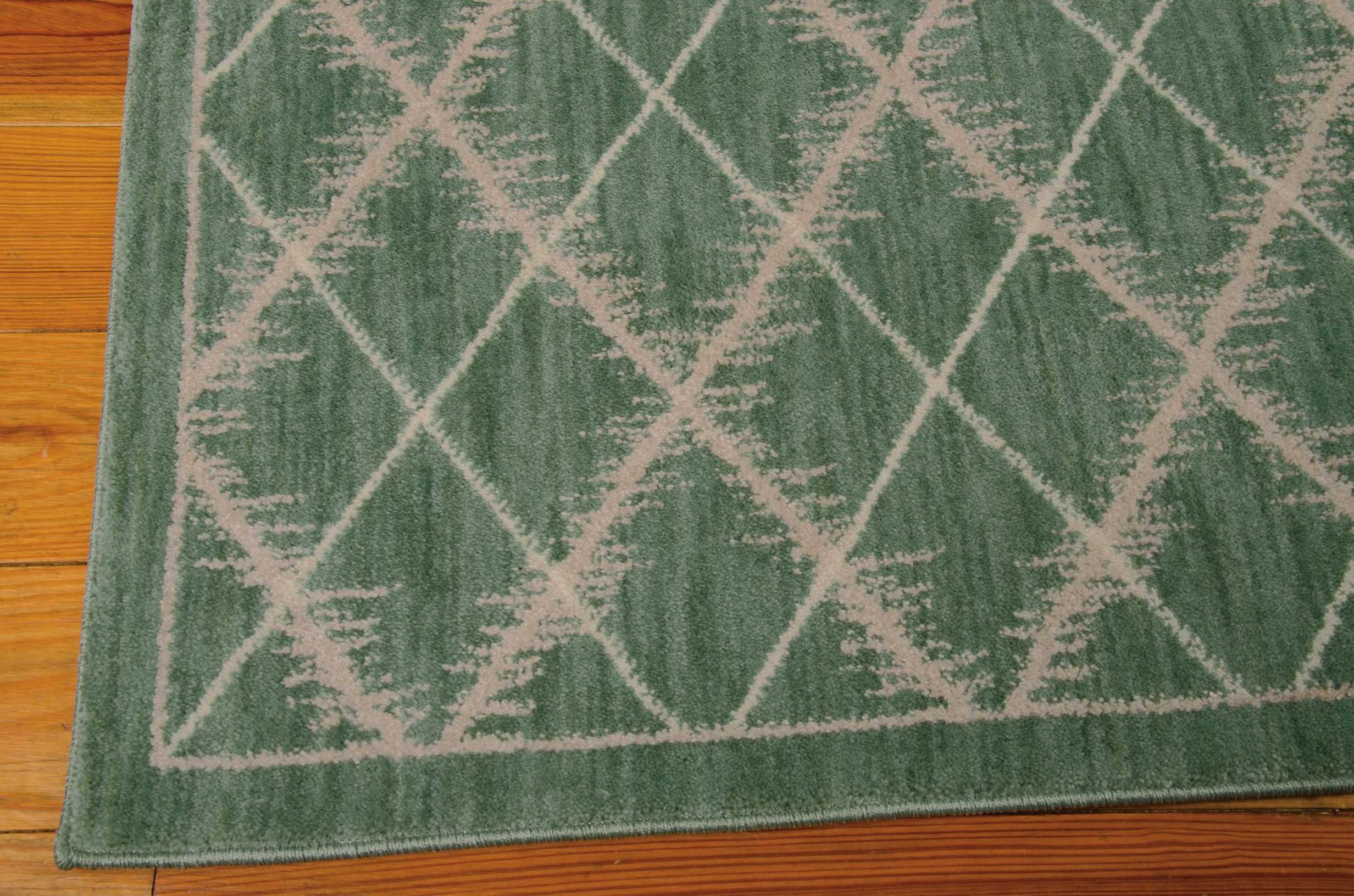 Nourison Tranquility Transitional Light Green 3'9
