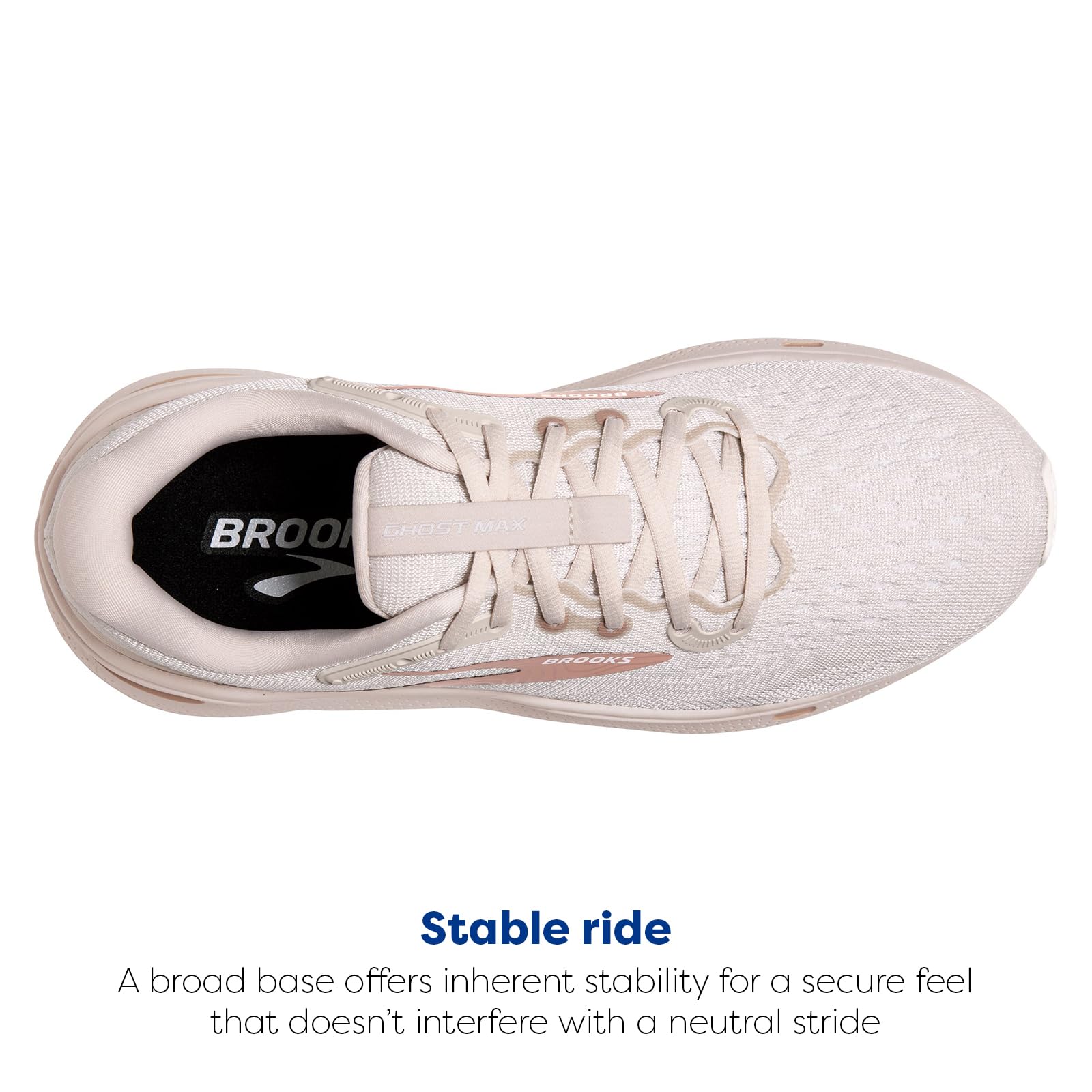 Brooks Women’s Ghost Max Cushion Neutral Running Shoes - Lightweight Support for Jogging, Walking & Gym Workouts - Perfect for Road Running, Treadmill & Daily Wear