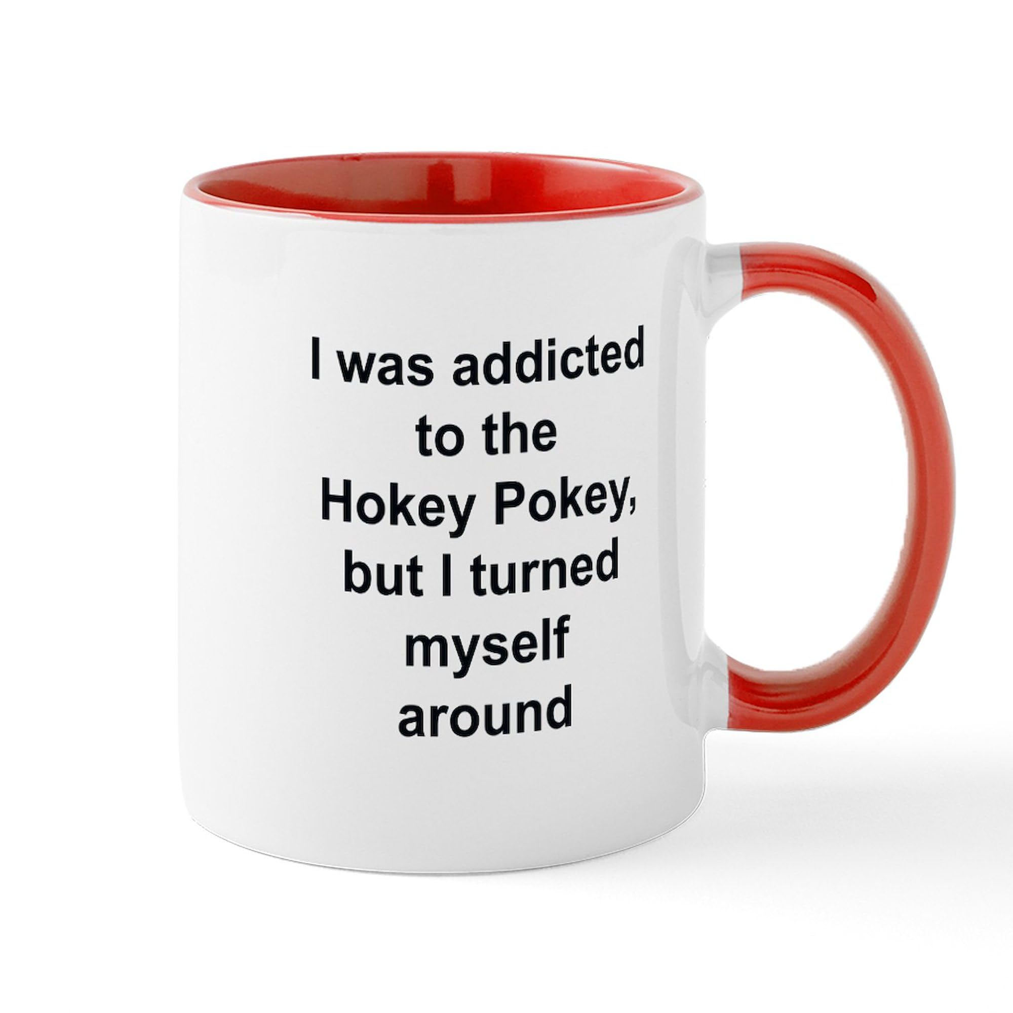 Hokey Pokey Ceramic Coffee Mug 11 oz (325 ml) - Funny Novelty Gift for Dance Lovers, Perfect for Tea, Coffee & Hot Chocolate at Home or Office