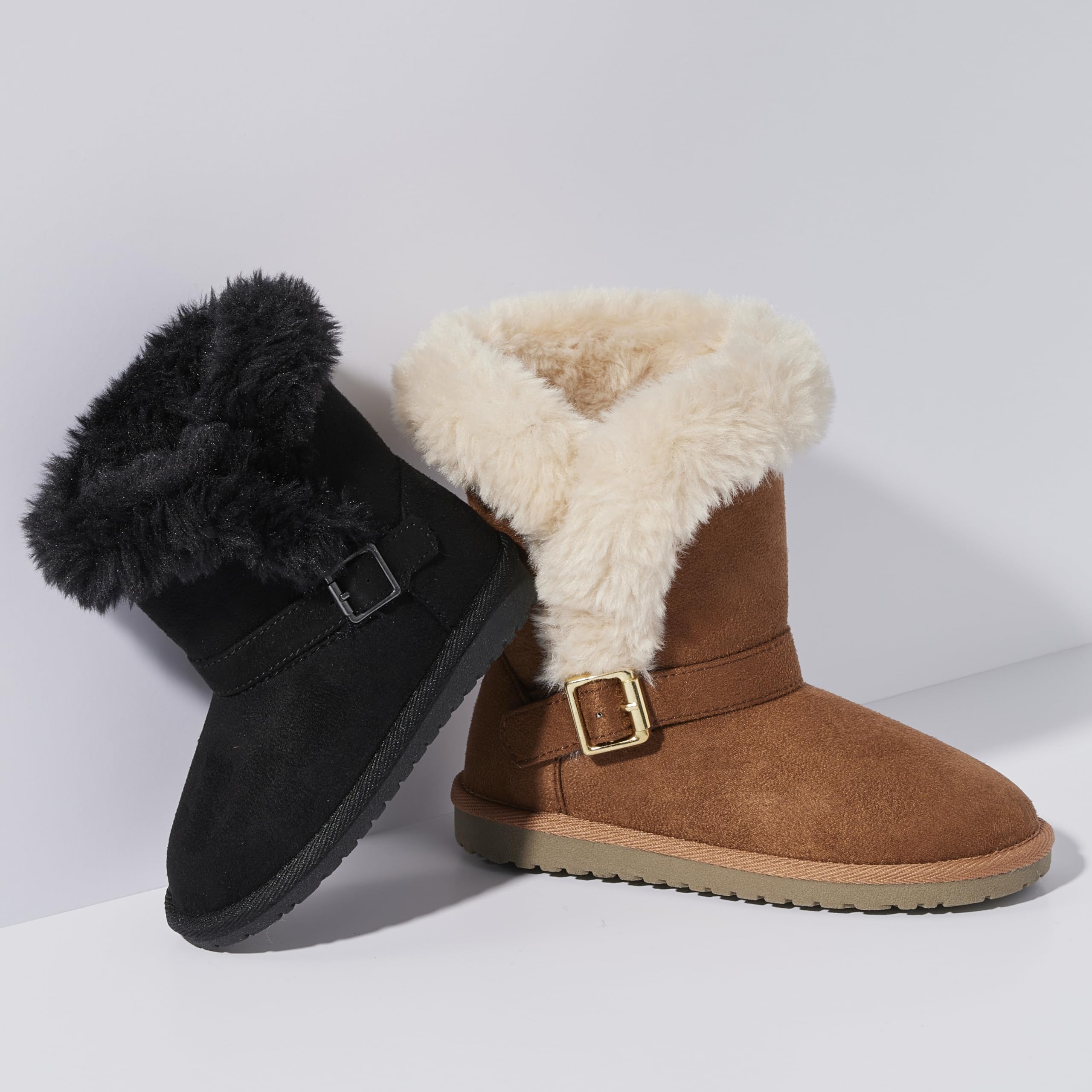 The Children's Place Girls' & Toddler Winter Boots - Lightweight Warm Snow Boots for Kids, Non-Slip Waterproof Cold Weather Footwear - Perfect for School, Playground & Outdoor Winter Activities