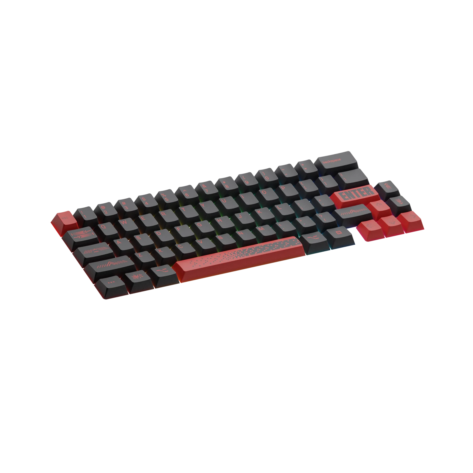 Limited Edition Pixel Punk Keycaps - Custom Mechanical Keyboard Keycaps for Gamers & Typists - Perfect for Gaming, Coding & Office Work