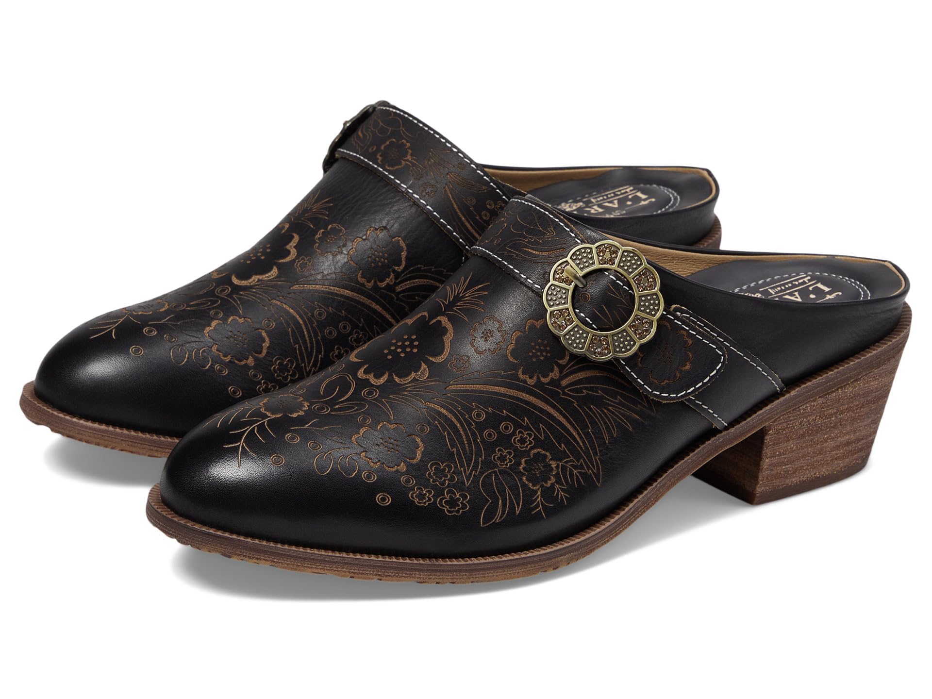 L'Artiste by Spring Step Women's Zoozi Mule - Comfortable Slip-On Shoes for Women, Fashionable Loafers with Arch Support - Perfect for Office, Casual Wear & Travel