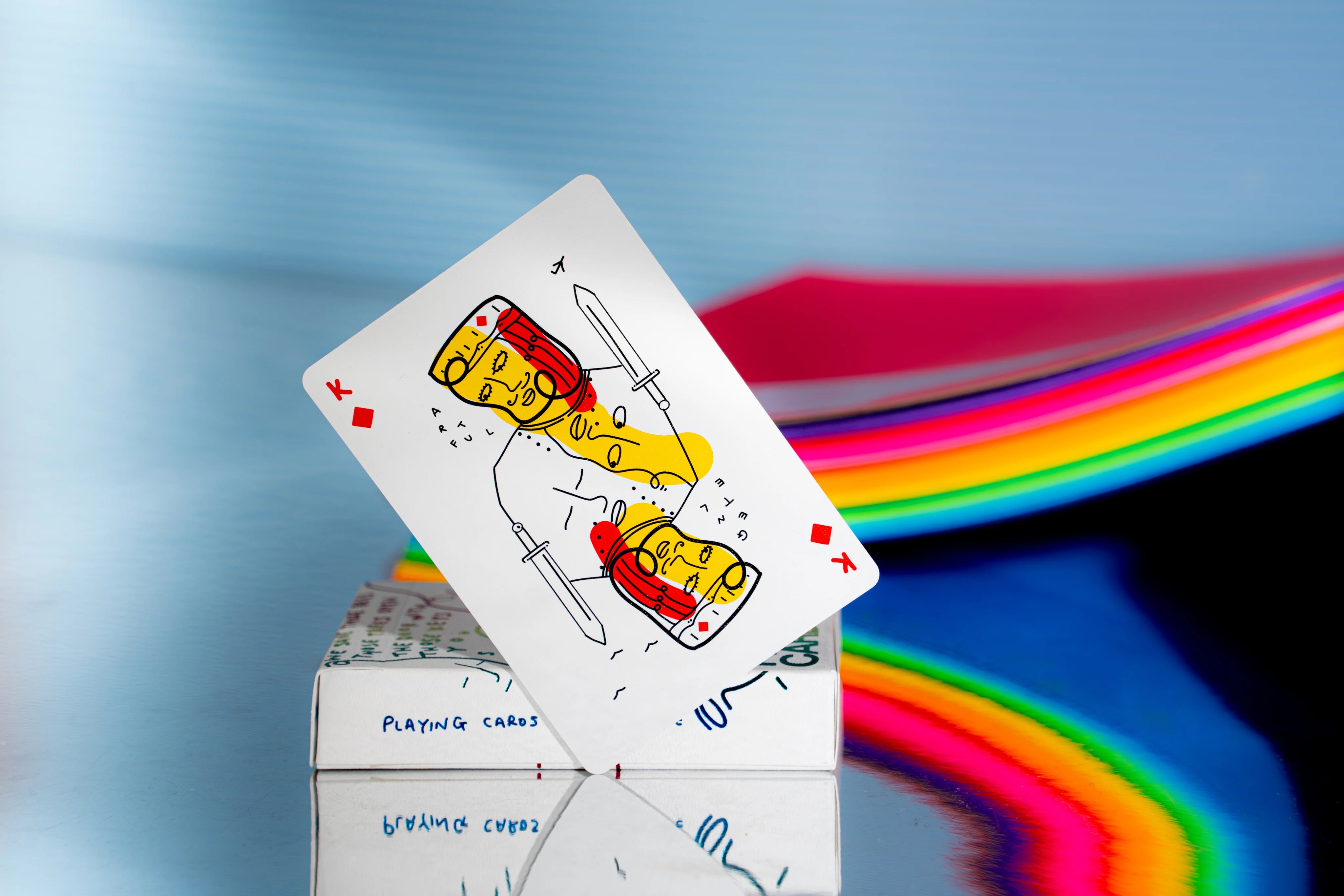 Shantell Martin Pride Playing Cards - Unique Art Deck for Games, Collectors & Gifts | Perfect for Poker, Magic Tricks & Pride Celebrations