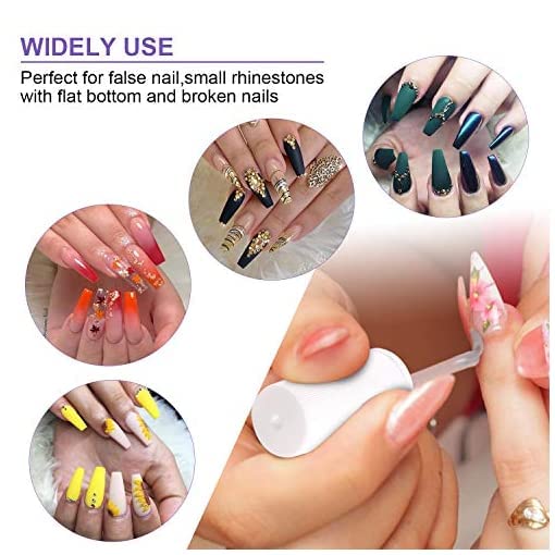 Professional SUSVIJ Nail Glue for Artificial & Acrylic Nails - Waterproof, Long-Lasting Adhesive for Nail Art (Big Size) - Perfect for Salon, Home Manicures & Nail Extensions