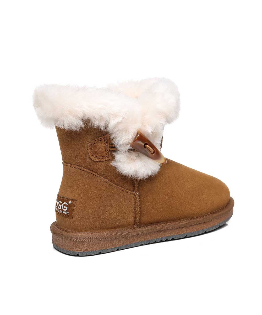 Women's UGG Claire Mini Boots - Genuine Sheepskin Winter Boots for Women | Cozy & Comfortable | Perfect for Snow, Casual Wear & Outdoor Activities