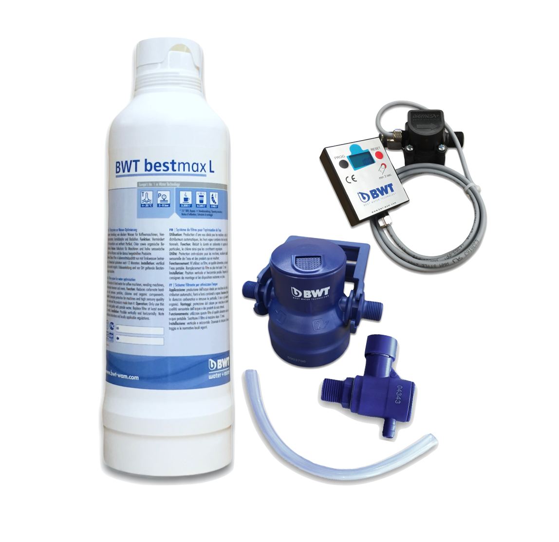 BWT Bestmax Premium Water Filtration System - Complete Home Water Purifier Set for Clean Drinking & Cooking | Under Sink & Whole House Filtration Solution