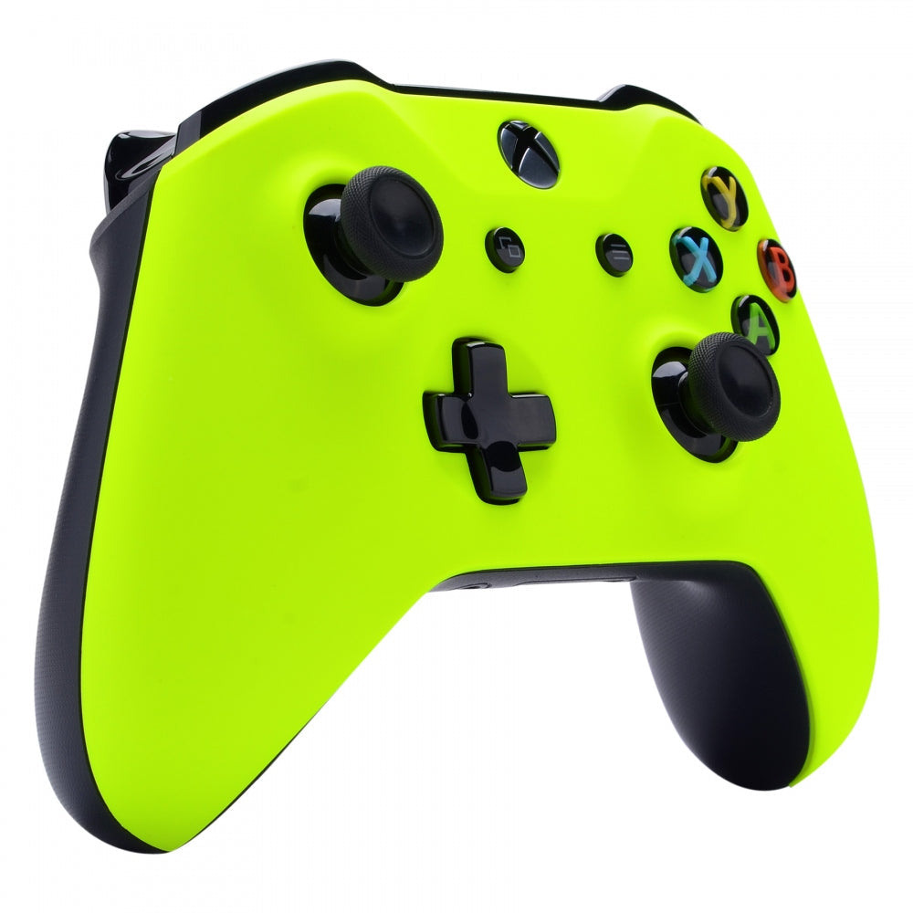 eXtremeRate Xbox One X & S Controller Front Housing Shell Replacement (Model 1708) - Lime Yellow | Custom Gaming Controller Shell for Enhanced Gameplay Experience