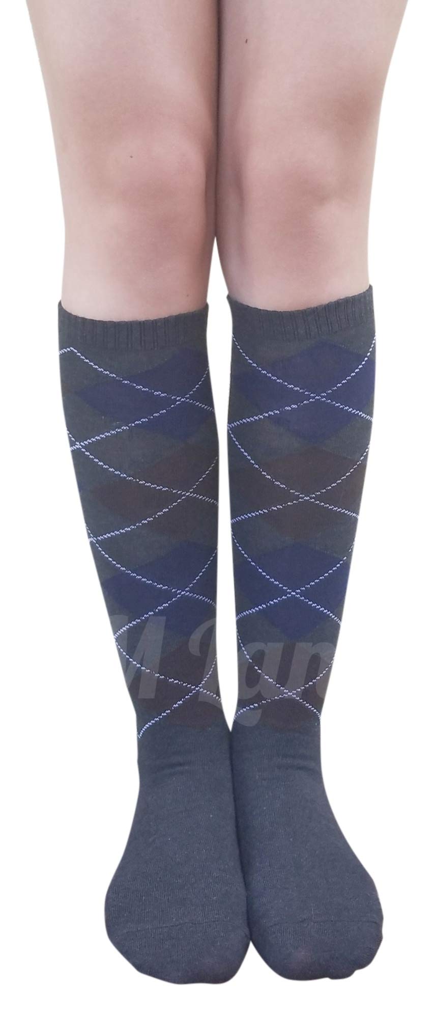 Women's Knee High Tube Socks - Mid Calf Cosplay Socks for Teens & Girls - Novelty Gift Socks for Costume Parties, Dance Performances & Anime Conventions