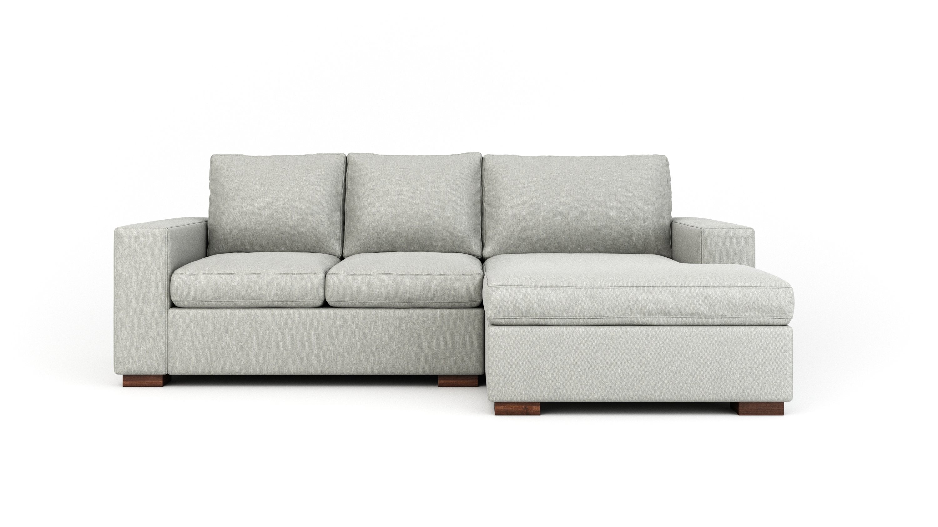 Comfortable Couch Potato Sofa with Left Chaise Lounge - 40 x 63 Inches, Standard Size | Perfect for Living Room, Family Room & Home Theater Relaxation