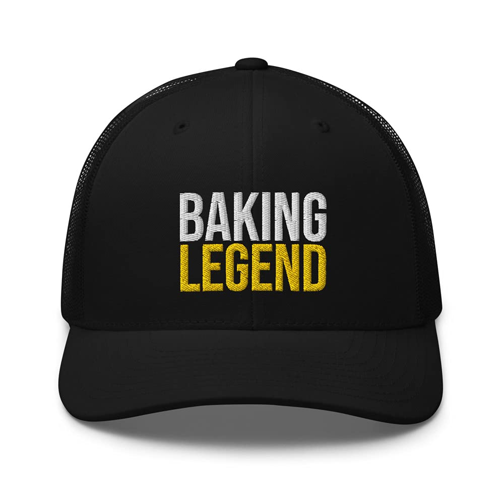 Baking Legend Hat - Embroidered Trucker Cap for Chefs & Foodies | Perfect for Cooking, Baking & Culinary Enthusiasts