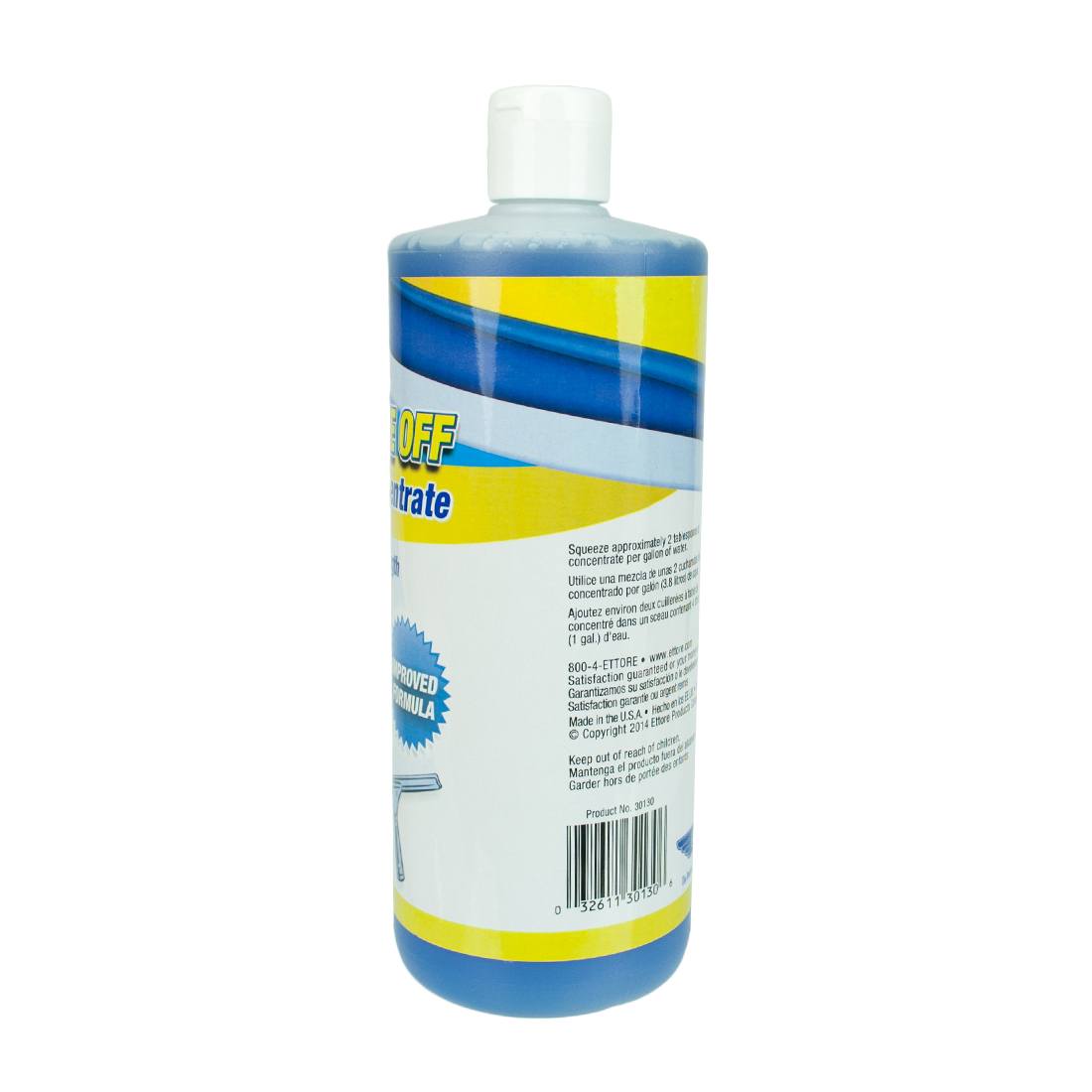 Ettore Professional Window Squeegee with Soap Dispenser - Streak-Free Cleaning for Glass, Mirrors, and Shower Doors - Perfect for Home and Commercial Use