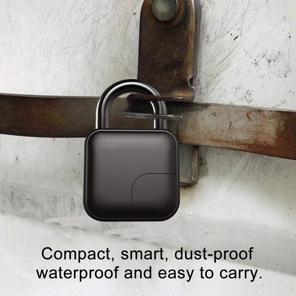 Smart Fingerprint Padlock - Keyless Electronic Lock with Anti-Theft Protection for Gym Lockers, Home Doors, Backpacks & Suitcases | Secure Your Valuables Anywhere