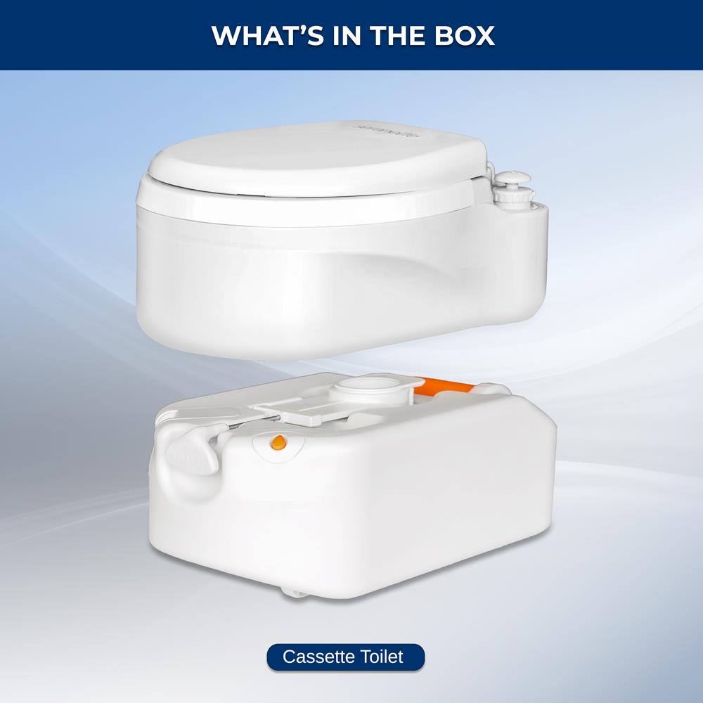 Portable Camping Toilet for Outdoor Adventures - Lightweight, Compact & Durable for Hiking, Camping, RV & Emergency Use