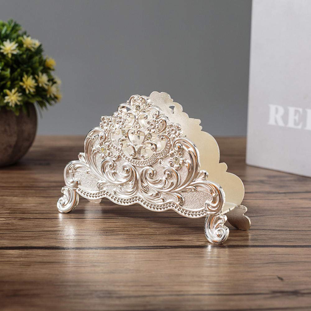 Elegant Metal Jewelry Paper Towel & Napkin Holder - Vintage Décor Figurine for Home, Office Desk, Kitchen | Unique Gift Idea for Housewarming, Wedding, Birthday
