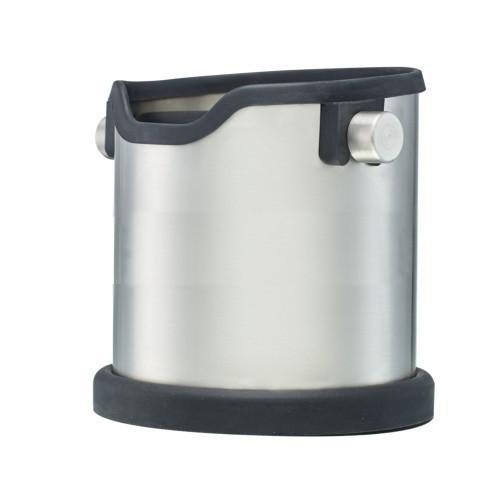 Premium Rhino SS Knock Box - Durable Stainless Steel Coffee Grounds Container for Espresso Machines | Perfect for Home Baristas & Coffee Shops | Compact & Hygienic Coffee Waste Disposal Solution