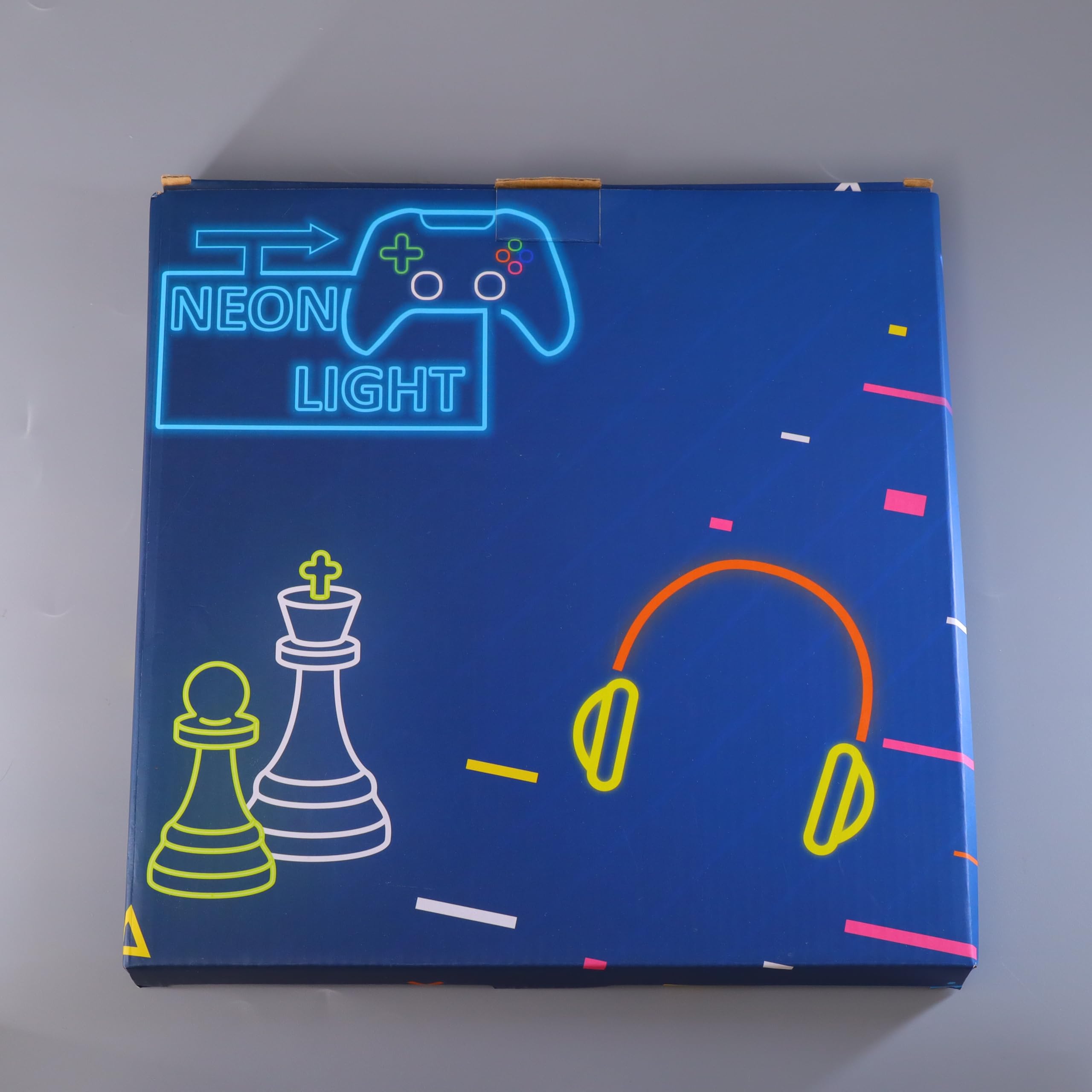 Vibrant LED Neon Headset Sign - USB/Battery Powered Wall Light for Gaming Room, Bedroom, Christmas, Halloween & Birthday Party Decor (NE-3) - Perfect for Gamers, Music Lovers & Night Light Enthusiasts