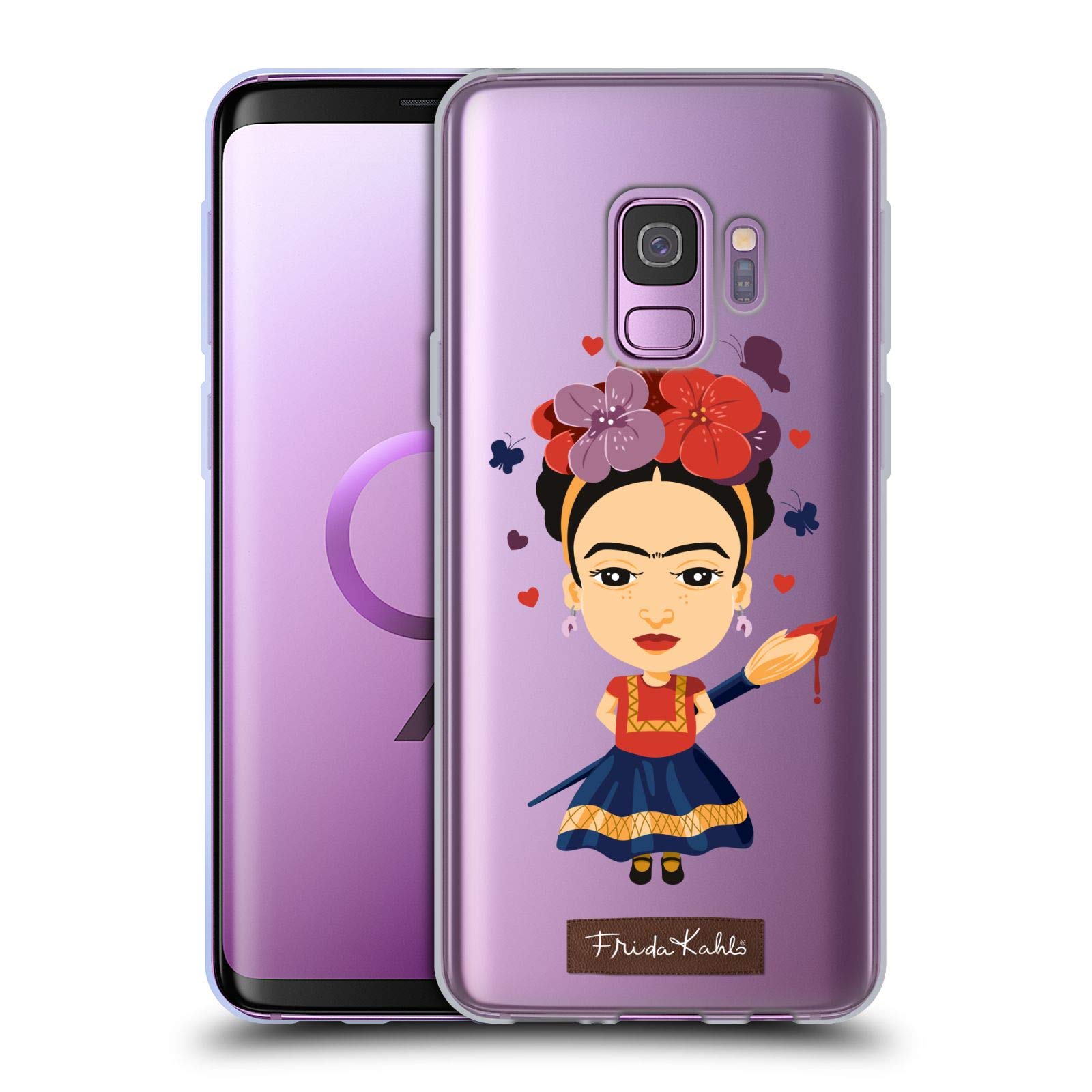 Official Frida Kahlo Licensed Samsung Galaxy S9 Soft Gel Phone Case - Artistic Protection for Everyday Use & Gift Giving