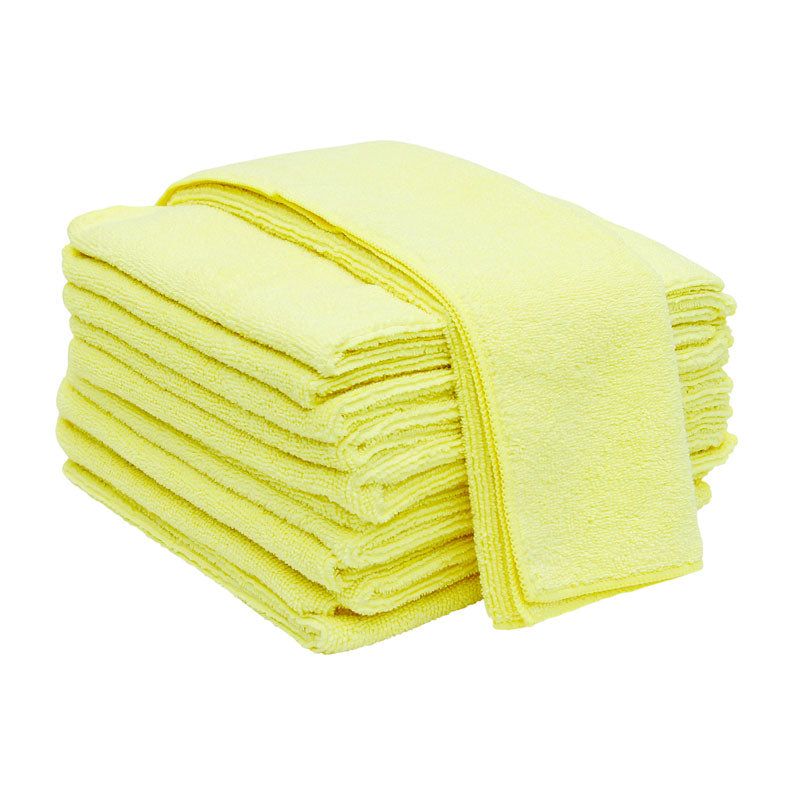 Premium Microfiber Terry Towels 16x16 Inches - Ultra Soft, Absorbent & Quick-Drying Bath, Gym & Kitchen Towels for Home & Travel Use