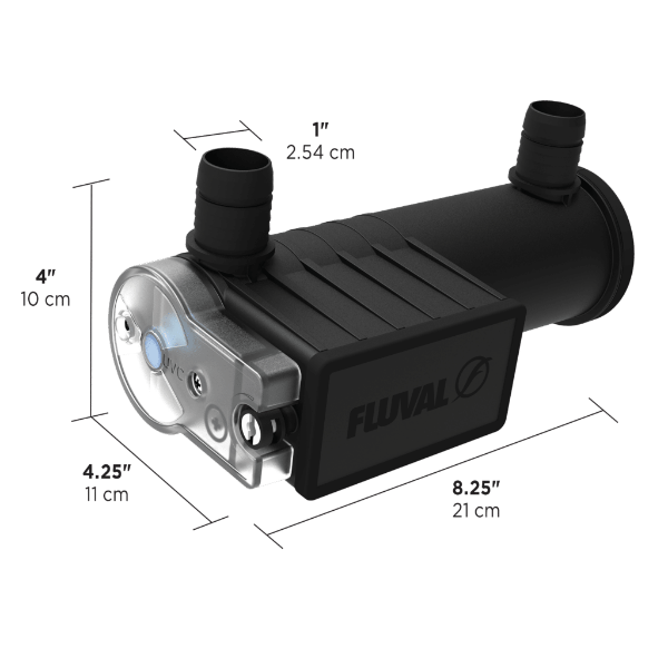 Fluval FX UVC In-Line Water Clarifier for Aquariums - Eliminates Algae & Keeps Water Crystal Clear | Perfect for Freshwater & Saltwater Fish Tanks