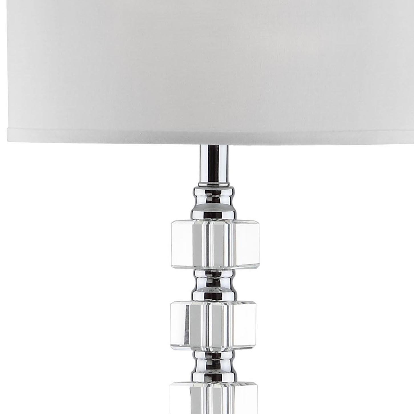 SAFAVIEH Lombard Street 60-inch Crystal & Chrome LED Floor Lamp - Modern Standing Light for Living Room, Bedroom, Home Office - Bright Lighting Solution with Included LED Bulb (Ideal for Reading, Decor & Ambient Lighting)