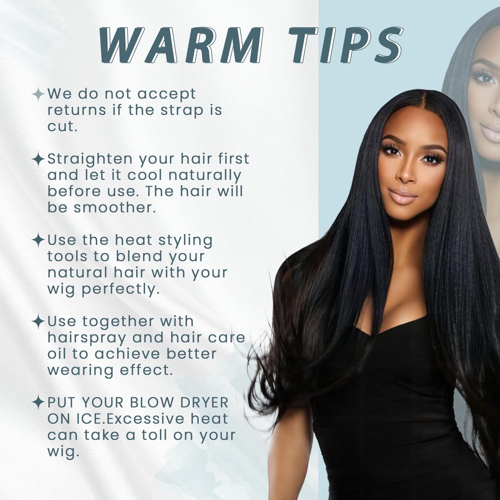 RUANTURE 20 Inch U Part Wig - 100% Real Human Hair Blonde Wig with 150% Density, Remy Hair, 3/4 Head Half Wig in Straight Dark Blonde & Light Blonde Highlights - Perfect for Daily Wear, Parties, and Special Occasions