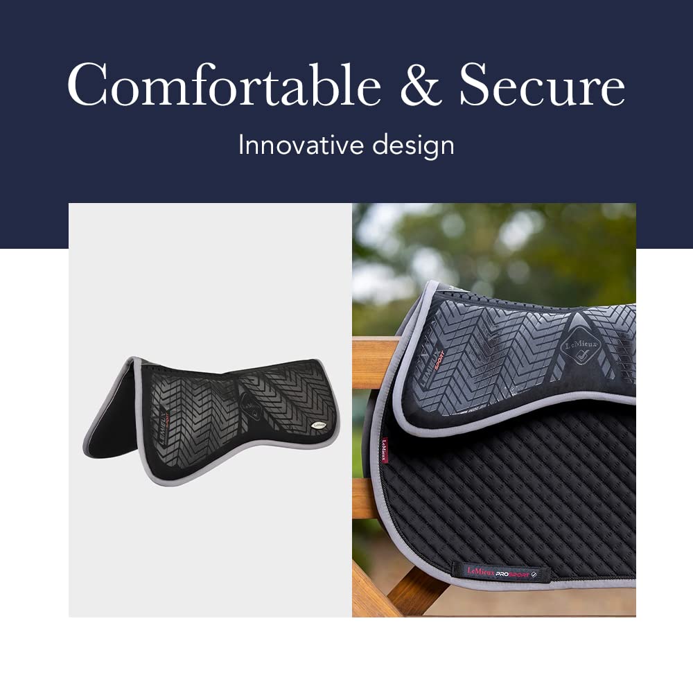 LeMieux Half Saddle Pad - Premium English Saddle Pads for Horses - Breathable Equestrian Riding Equipment for Dressage & Jumping - Perfect for Training & Competition Use
