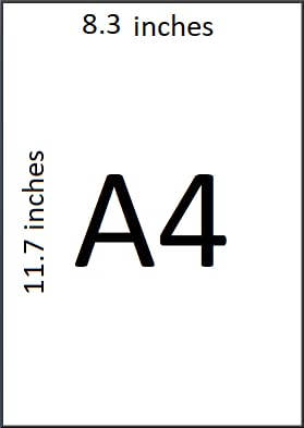Premium A4 Printer Paper - 90 GSM / 24 lb Bright White Opaque Copy Paper - 75 Sheets - Ideal for Office, School, and Home Printing, Copying, and Faxing
