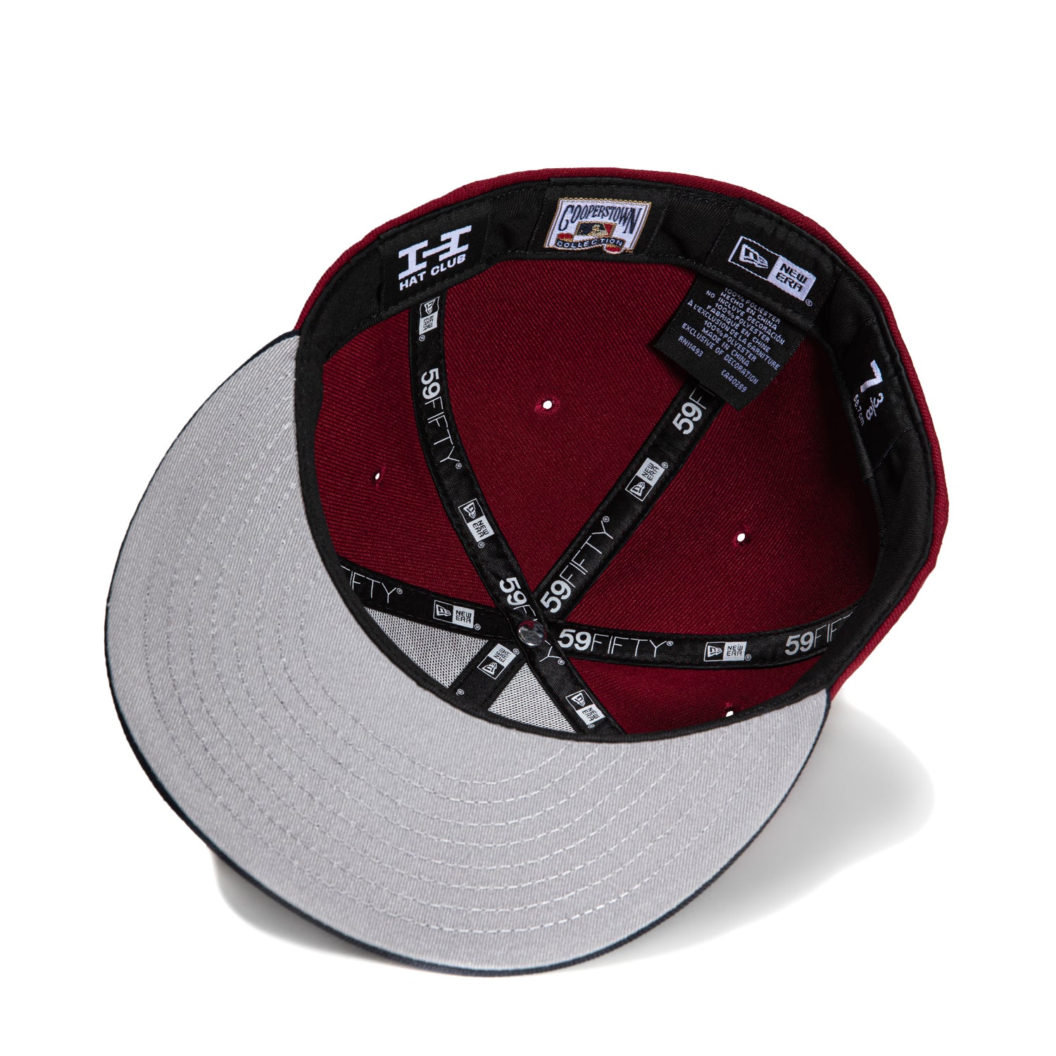 New Era 59Fifty Los Angeles Dodgers 50th Anniversary Snapback Hat with Embroidered Stadium Patch - Cardinal & Navy - Perfect for Baseball Games, Fan Collections, and Streetwear Fashion