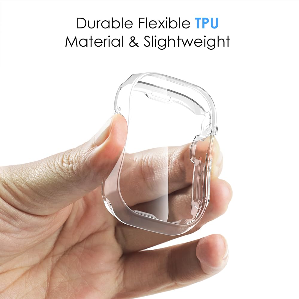 2Pack Screen Protector for Apple Watch Ultra 2/1 49mm - TPU Full Coverage & Anti-Scratch for Sports & Outdoor Use