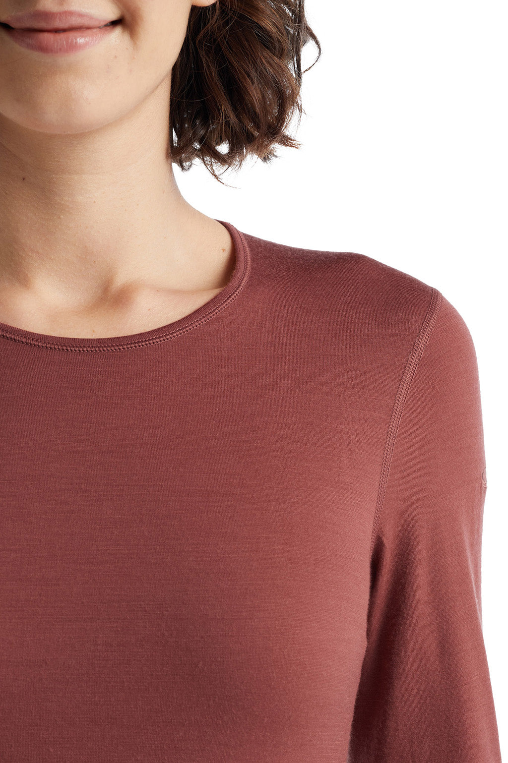 200 Oasis Long Sleeve Crewneck Women's Thermal Shirt - Soft Cotton Blend Base Layer for Winter, Fall & Outdoor Activities