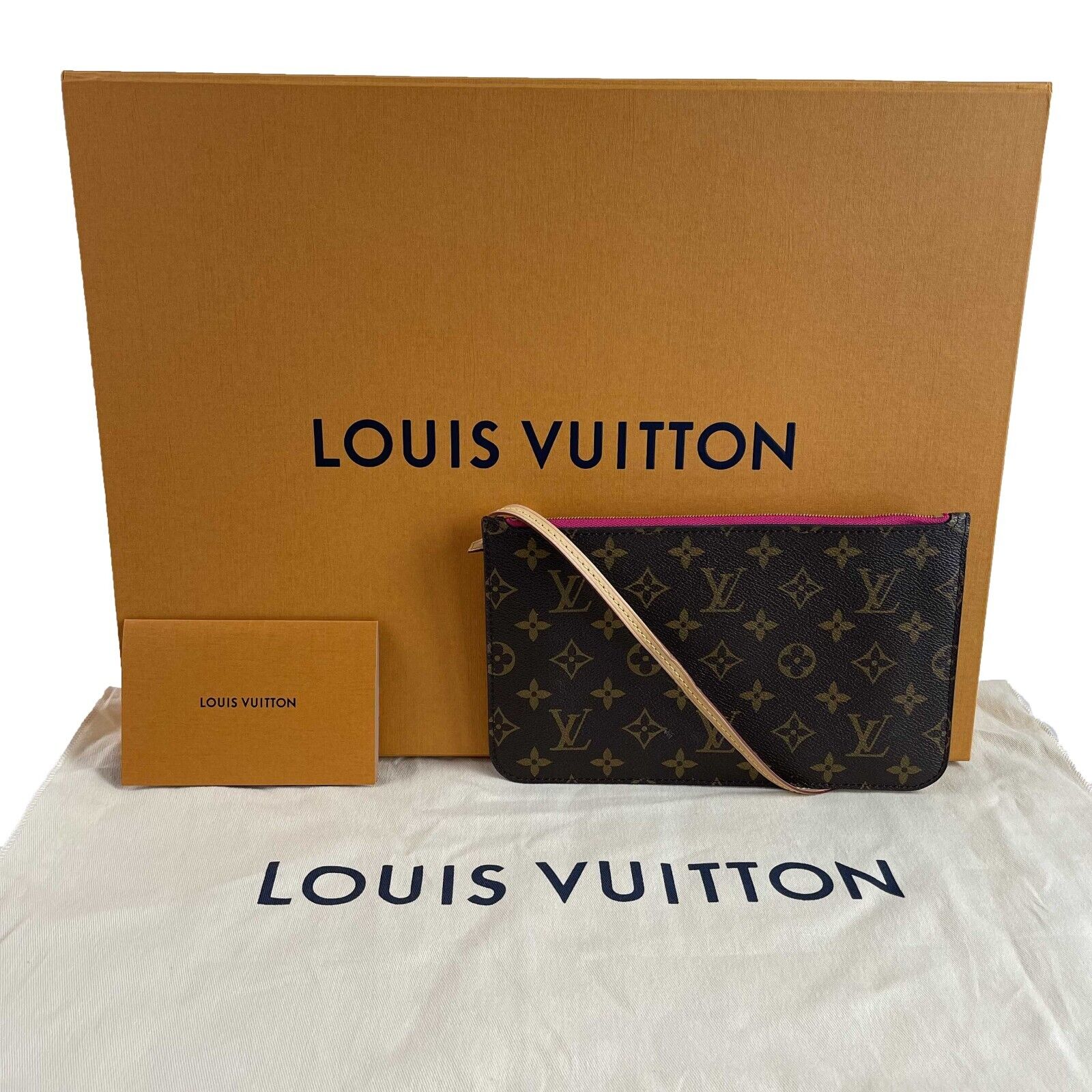 Authentic Louis Vuitton Neverfull MM Tote Bag - Brown Monogram Canvas with Full Kit | Luxury Designer Handbag for Women, Perfect for Work, Travel & Everyday Use