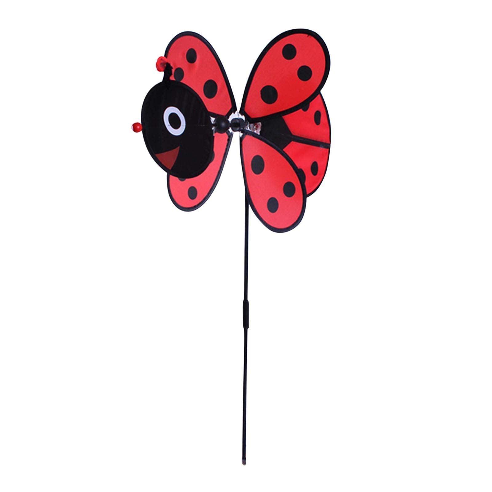Red SobeiKre Windmill Garden Decoration - Bee Windmill for Beekeeping Supplies, Outdoor Yard & Patio Decor