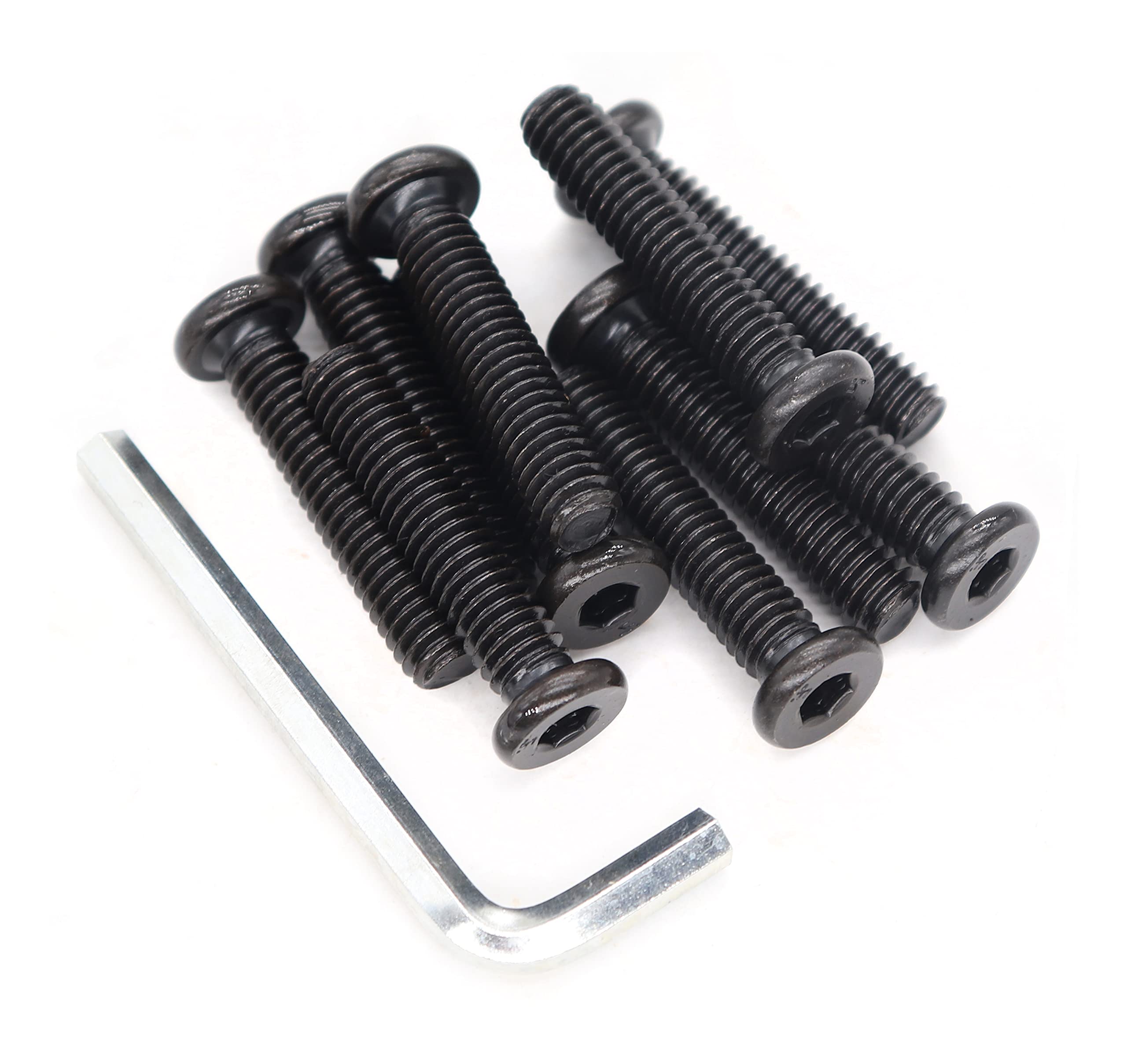 Black Hex Socket Cap Screws 10-Pack (5/16-18 x 1