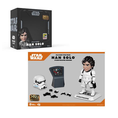 Beast Kingdom Star Wars Han Solo Disguise Action Figure SDCC 2023 Exclusive - Collectible Toy for Fans, Gift Idea & Display Piece for Home/Office