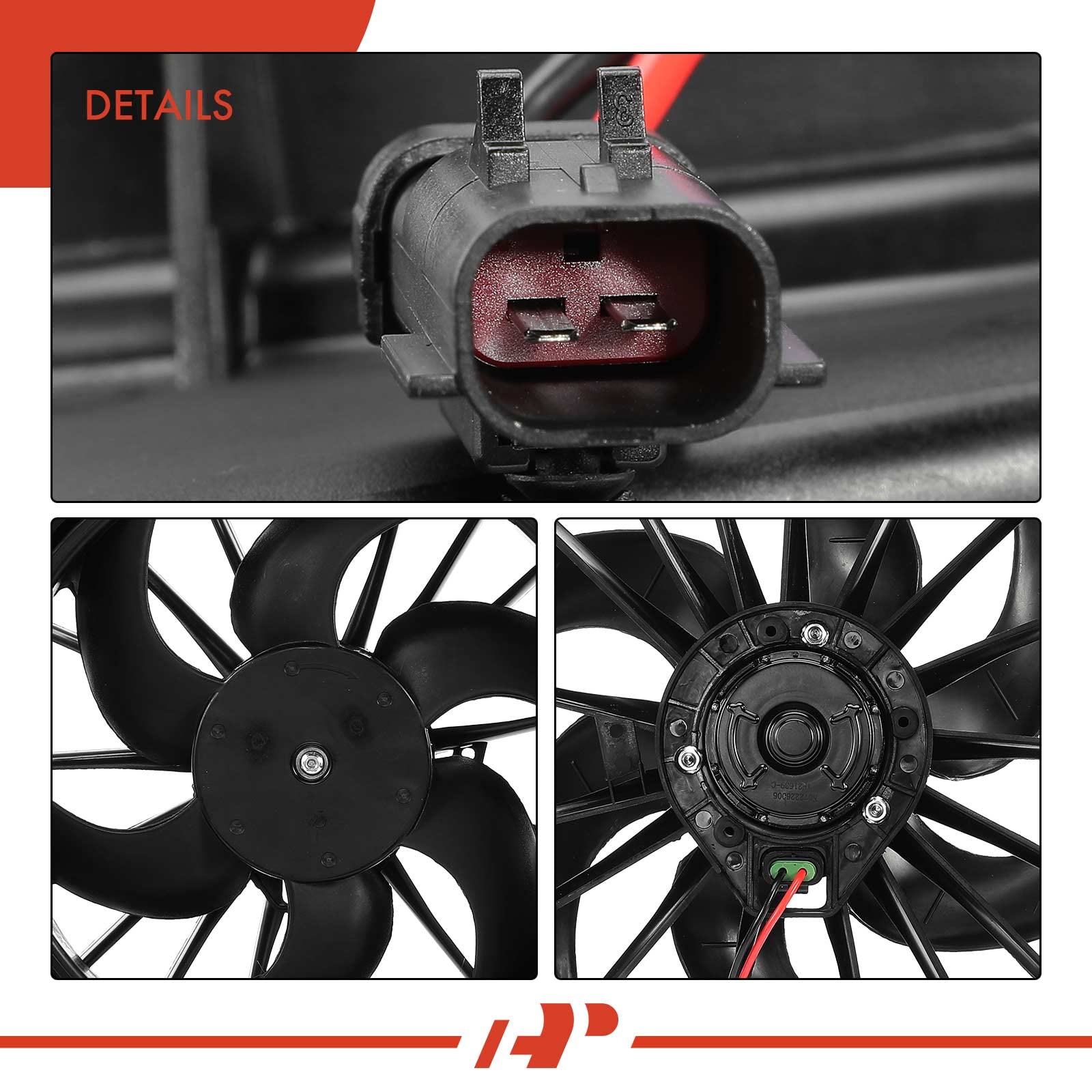 Premium AC Condenser Fan Assembly Replacement for Dodge Ram 1500 2002-2008, Ram 2500 2003-2007, Ram 3500 2004-2007 - Compatible with Part# 5080647AB, 5103464AB - Perfect for Cooling System Repair & Summer Driving