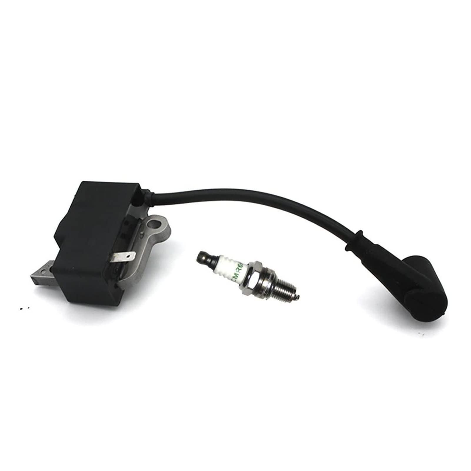 SAKOTU Ignition Coil Module & Spark Plug CMR6H Compatible with Stihl Chainsaw MS193T - Engine Magneto Replacement Part #1137-400-1306 - Lawn Mower Accessories (Black) - Perfect for Chainsaw Repair & Small Engine Maintenance