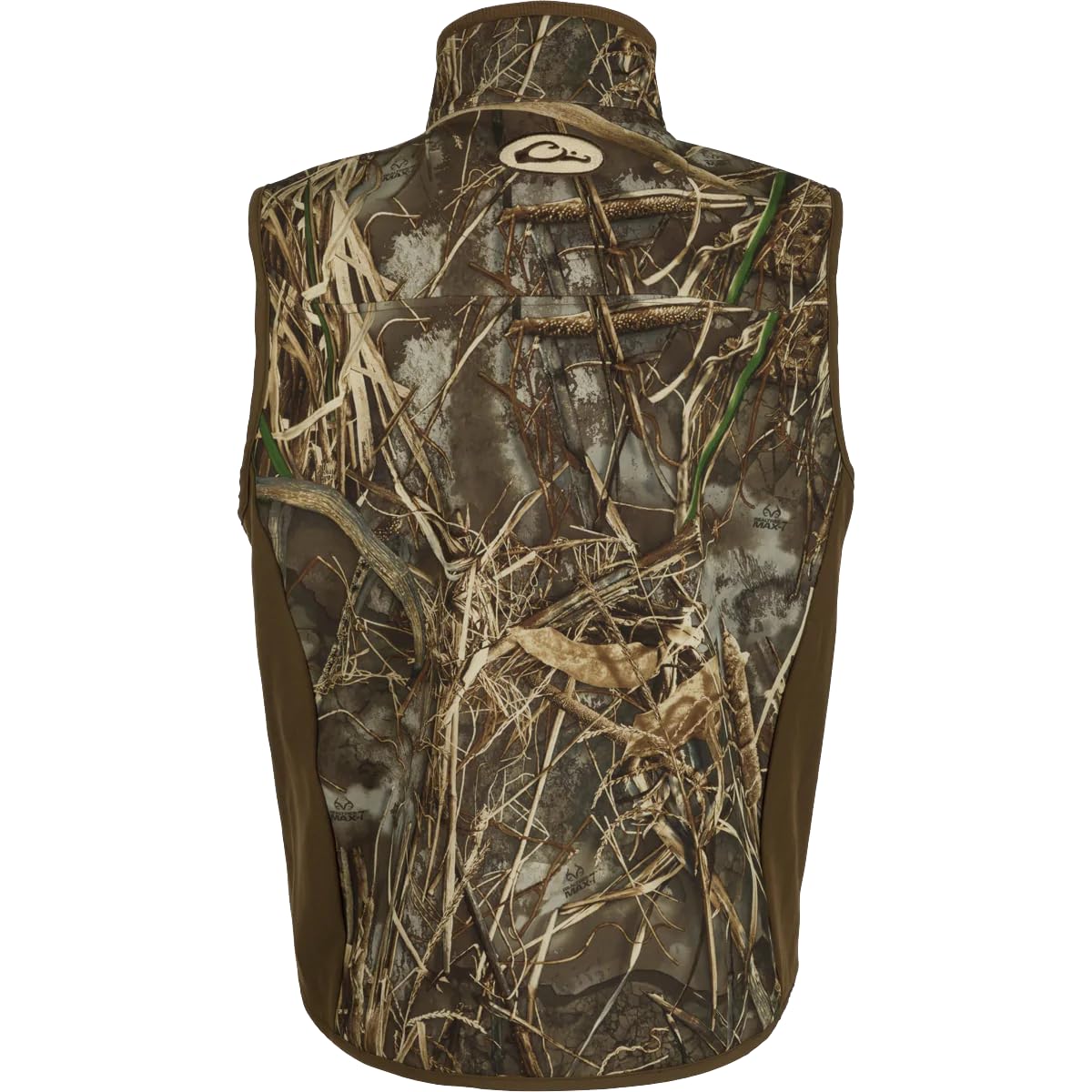 Drake Men's Windproof Tech Brown Vest - Lightweight Outdoor Jacket for Hiking, Camping & Travel - Size Large