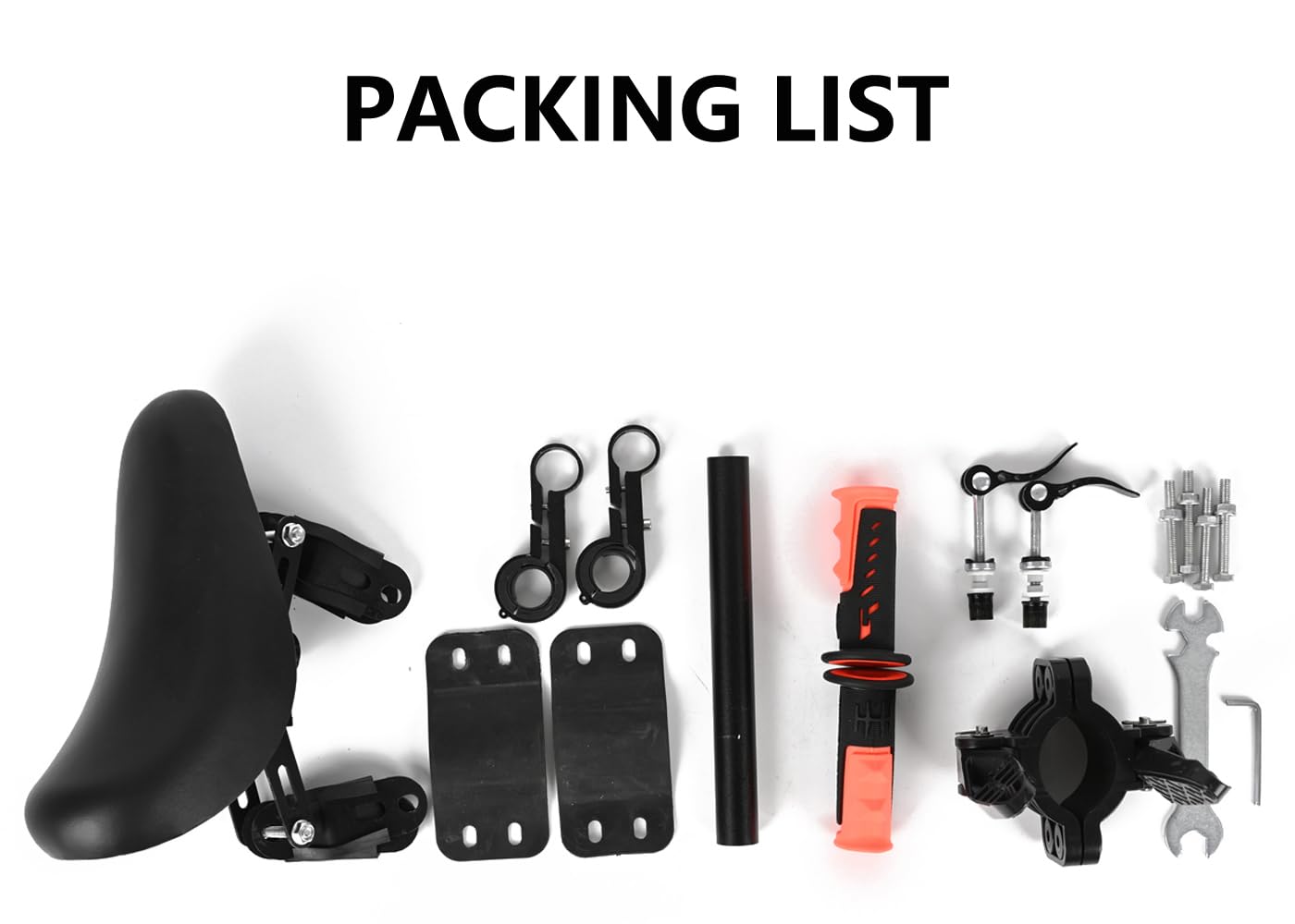 Baisikou Front Mounted Bike Child Seat - Adjustable & Safe Kids Bicycle Seat for Adults - Perfect for City Commuting & Family Cycling Adventures