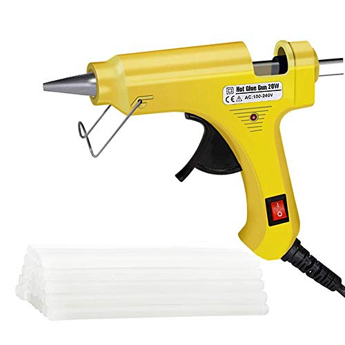 Upgraded 20W High Temperature Mini Hot Glue Gun Kit with 50 Glue Sticks (4.0