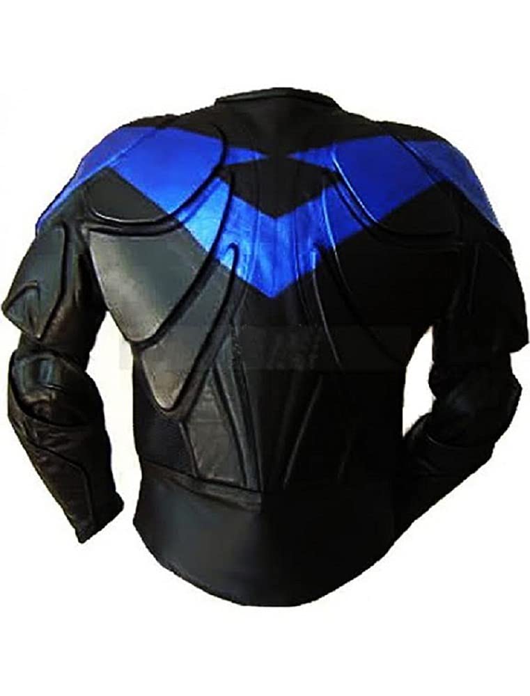 Men's Durable Leather Motorcycle Jacket - Classic Armored Biker Riding Jacket for Safety & Style | Perfect for Harley, Cruiser & Adventure Riding