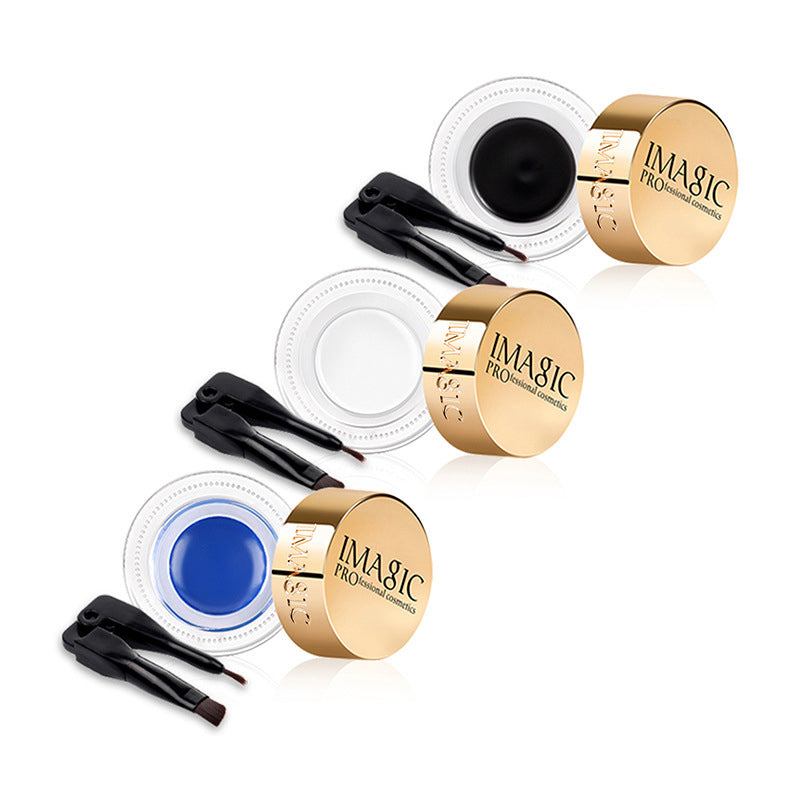 IMAGIC Waterproof Long Lasting Gel Eyeliner - Smudge Proof & Vegan - Perfect for Winged Liner & Everyday Makeup Looks