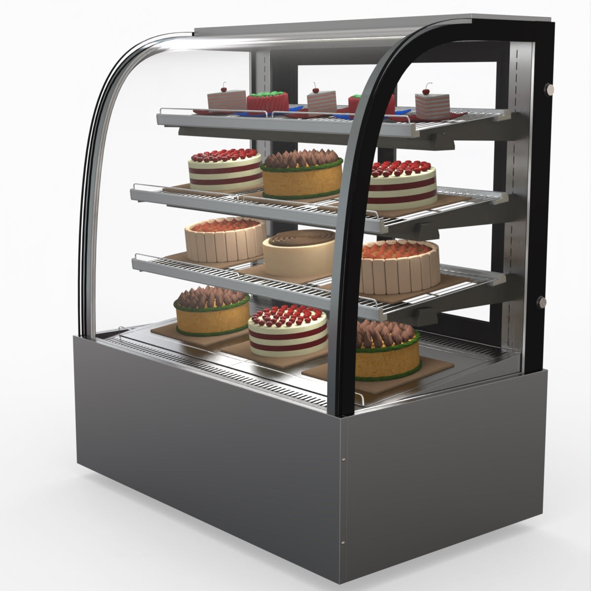 Bonvue SL840 Commercial Refrigerated Display Case - Perfect for Delis, Bakeries & Cafes to Showcase Fresh Food