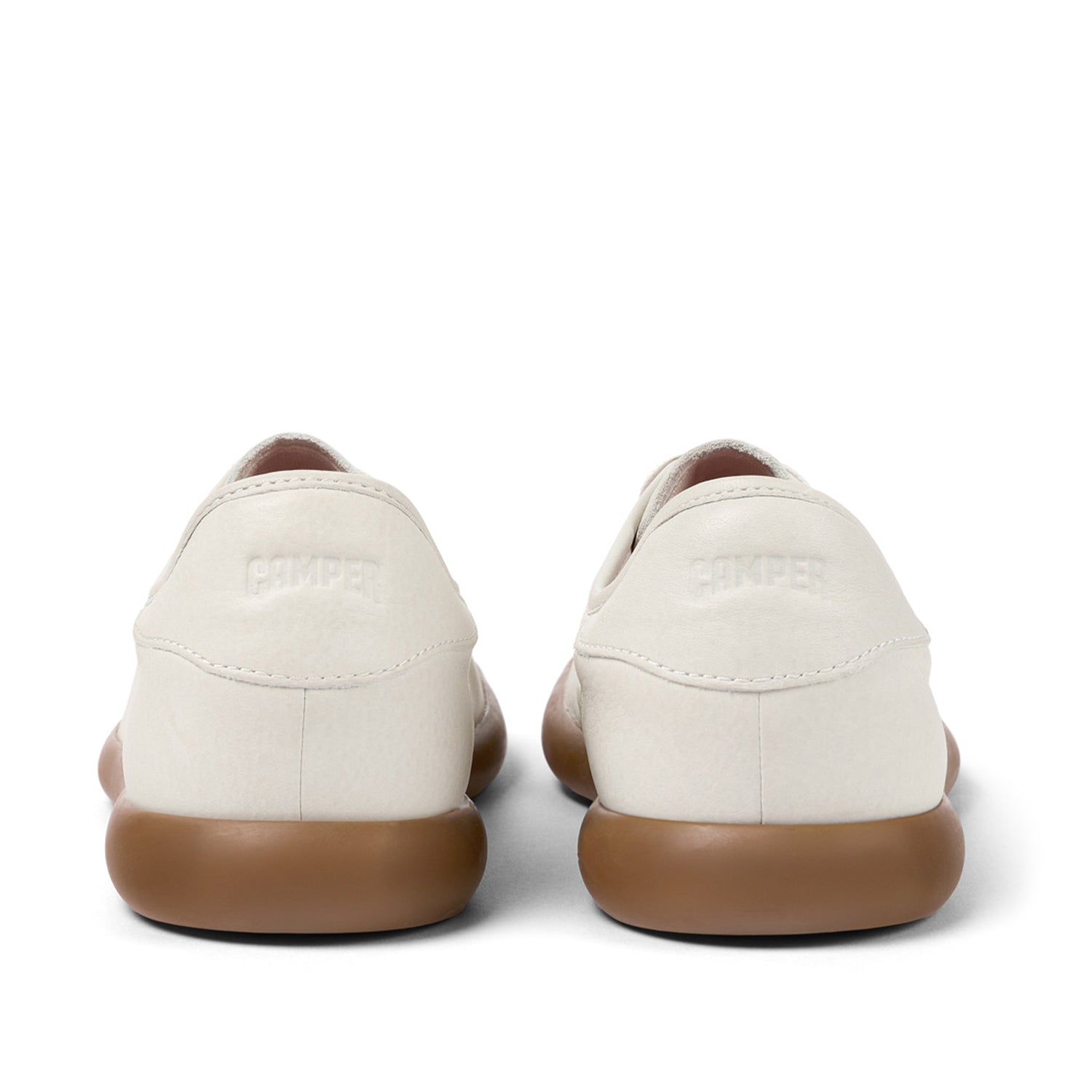 Camper Men's Pelotas Soller White Leather Sneakers - Comfortable Casual Shoes for Walking, Travel & Everyday Wear