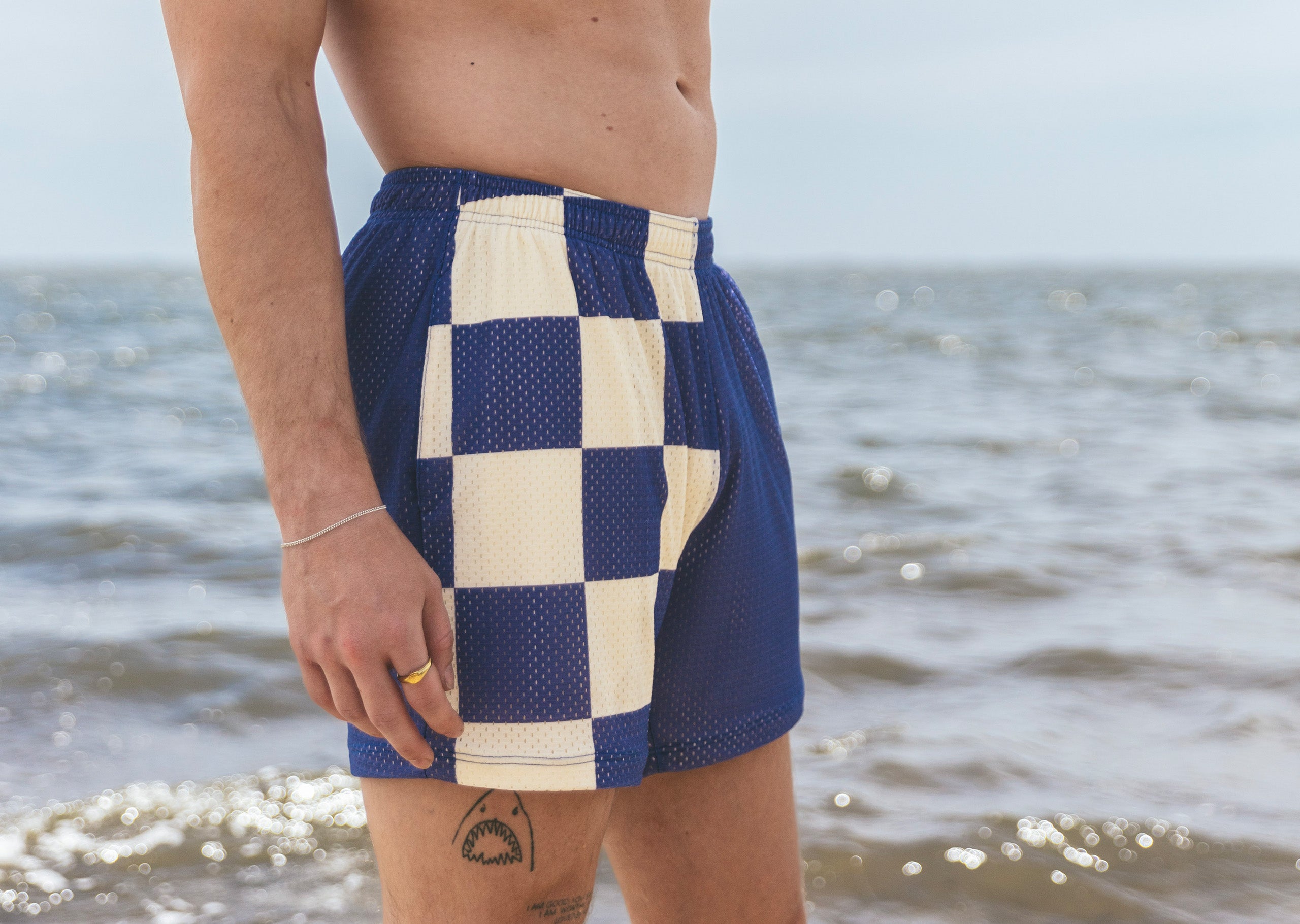 4 Pocket Lounge Shorts for Men - Comfortable Beach & Casual Wear - Quick-Dry Swim Trunks for Swimming, Vacation, and Outdoor Activities